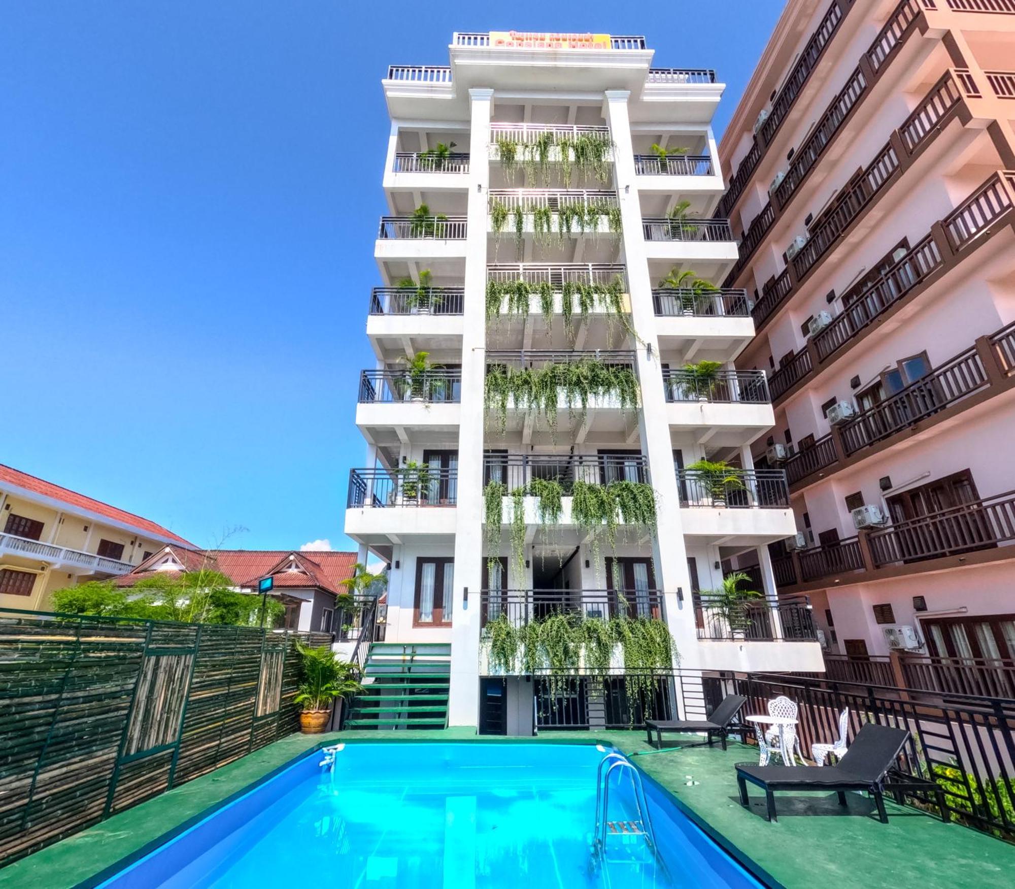 Vang Vieng Consiana Hotel Bagian luar foto
